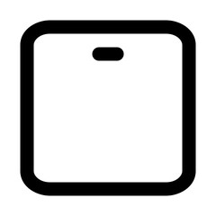 electronic device outline icon set