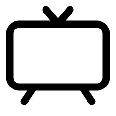 electronic device outline icon set