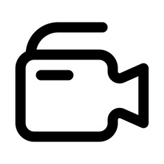 electronic device outline icon set