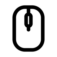 electronic device outline icon set