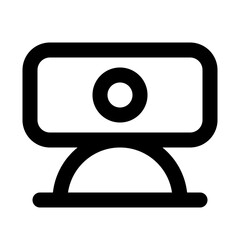 electronic device outline icon set