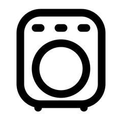 electronic device outline icon set