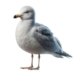 Fototapeta premium Seagull standing calmly transparent