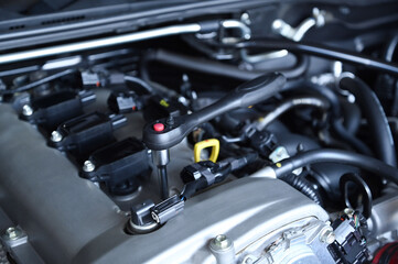 自動車のスパークプラグ交換