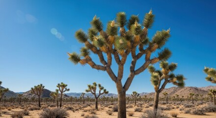 Desert Joshua Tree Landscape