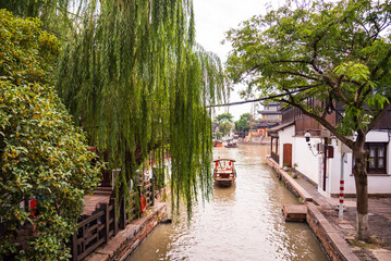 Zhujiajiao, traditional water town near Shanghai, China
