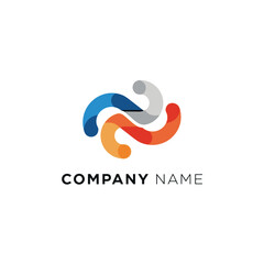 Fototapeta premium Colorful Abstract Logo Design Element.