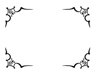 おしゃれ シンプルなフレーム枠