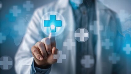 telemedicine global health. Digital health innovation with a focus on medical care and technology.