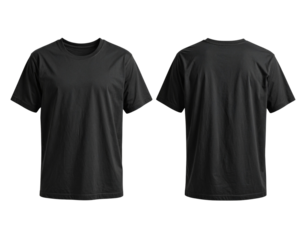 Firefly_Elegant Green Butterfly Cut-Out on White Background for Creative Design Projects - Firefly_Professional Black Men's Classic T-Shirt Front and Back Views Isolated Image (5)