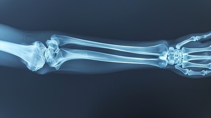 X-ray forearm fracture shaft of radius and ulnar bone 