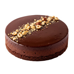 Rich chocolate hazelnut cake