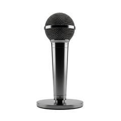 Modern microphone on stand