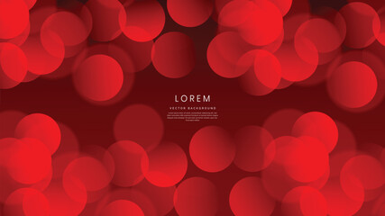 red bokeh background © yaqoob