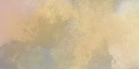 Obraz premium Amazing beautiful sky with clouds.Blue sky background with clouds glowing in light pink color.Abstract texture for use as a background. Watercolor painted background.Abstract Illustration wallpaper. 