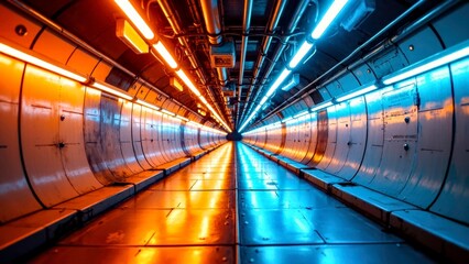 Future scene footage of the Blue Orange Tunnel