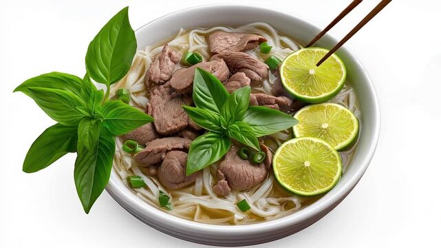bowl of pho soup
