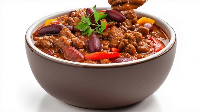 bowl of chili con carne