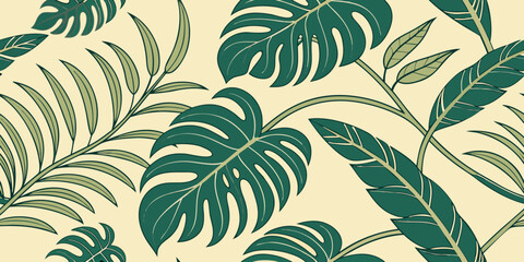 Tropical leaf pattern © Alone