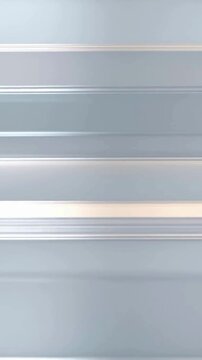 Soft metallic panel horizontal ridges with subtle reflection minimalist silver gradient evoking calm modern technology