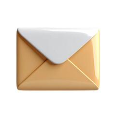 Brown Envelope with White Flap Closed.