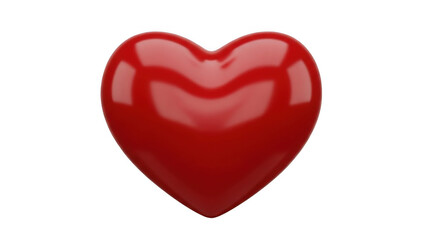 Fototapeta premium Shiny red heart