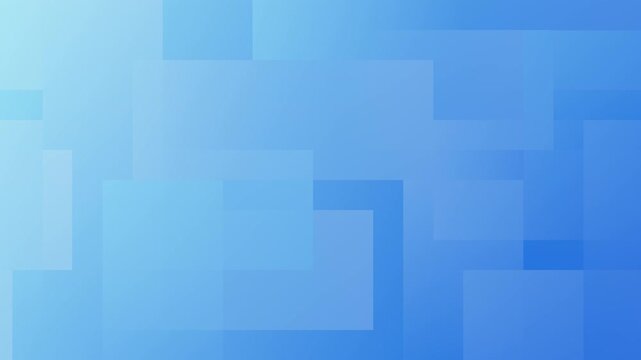 A looping blue background with gradient geometric shapes flowing slowly horizontally.