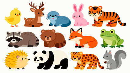 Cute cartoon animals collection © Phoenix