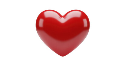 Fototapeta premium A shiny red heart