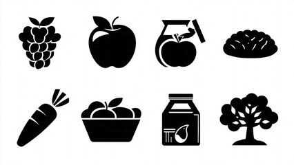 set of icons