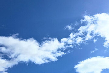 Blue sky cloud background white clouds sunny weather abstract nature atmosphere clear landscape summer heaven banner backdrop