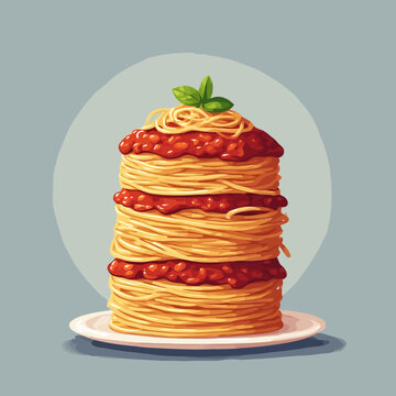 Delicious Spageti design very unique