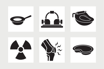  Medical and health care icons collection vector illustration.