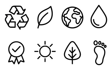 Ecology Icons Grid