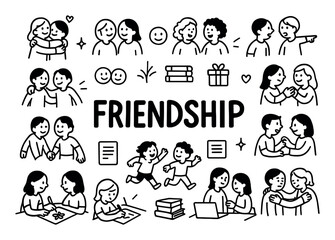 Friendship Activities Illustrated