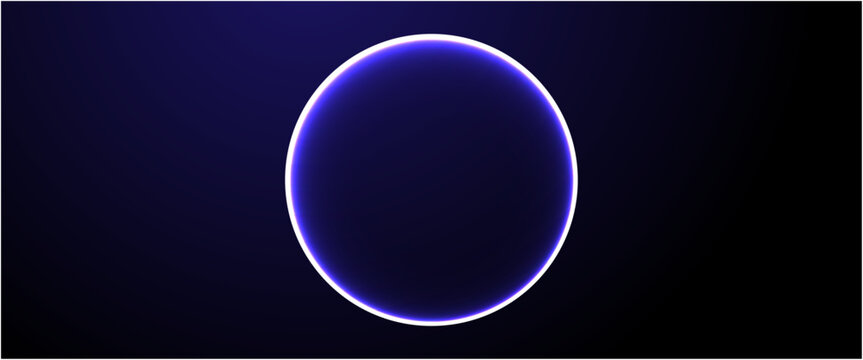 neon futuristic 3d sphere of blue purple glowing digital waves particles future technology concept engineering science abstract energy orb data innovations , abstract blue background with circles