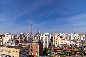 Obraz premium Urban skyline of São José do Rio Preto city center viewed from above