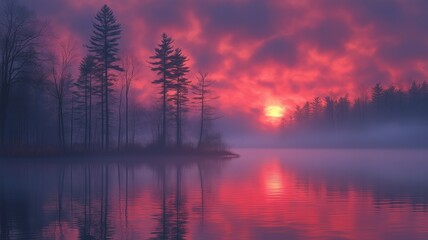 Landscape Peaceful Nature Mountains Lake Scenery