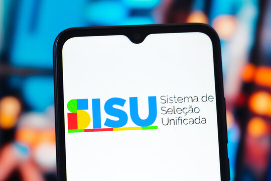 In this photo illustration, the Sisu (Sistema de Sele&ccedil;&atilde;o Unificada) logo is seen displayed on a smartphone screen.