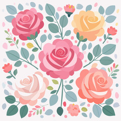 Elegant Valentine Background with Floating Hearts and Soft Romantic Light