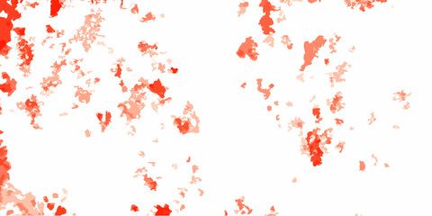 Fototapeta premium Colorful ground mixed pepper grains, flakes isolated on white background. Dust distress grainy grungy effect and distressed backdrop. scratches and marks decorative surface design suitable for poster