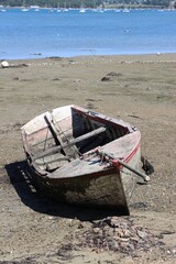 &Eacute;pave de bateau sur l'ile aux Moines dans le Golfe du Morbihan en Bretagne