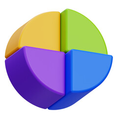 Obraz premium 3d chart illustration