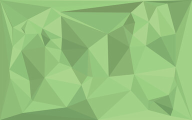 Green Polygonal Abstract Geometric Background