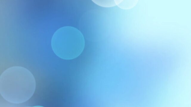 Abstract blue background with bokeh lights and gradient effect creating a serene and calming atmosphere always