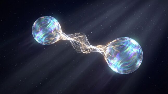 Quantum Entanglement: Visualized Unified Particle Link
