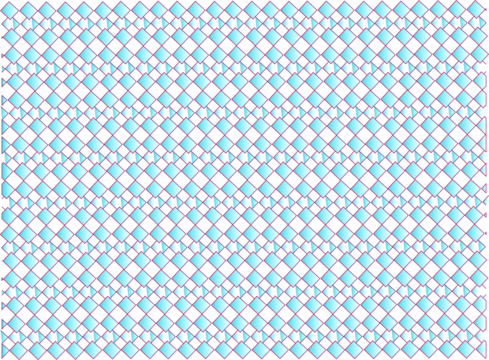 Dark 3D Abstract Geometric Weave Pattern with Cyan Gradient on transparent background - Powered by Adobe