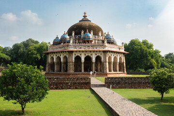 Fototapeta premium Isa Khan Niyazi's Tomb in Humayun's Tomb complex in New Delhi - India