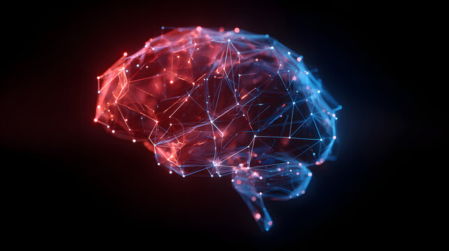 Abstract digital brain network