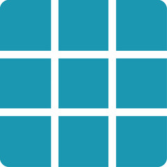 Fototapeta premium Minimalist Blue Grid Abstract Design for Modern Art